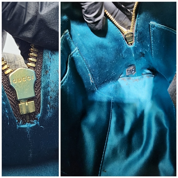 GUCCI GG Ophidia Web Sherry Line Shoulder Bag Beige/Brown - Picture 14 of 16